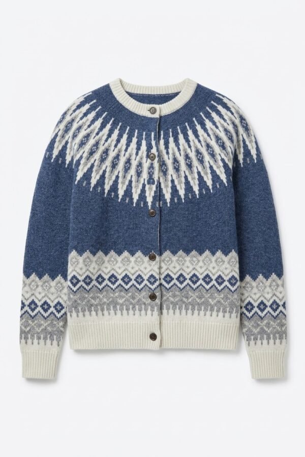 Cashmere Jacquard Cardigan Cashmere Jacquard Cardigan