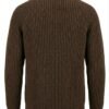Merino Wool Shawl Collar Cardigan – Fisherman’s Rib back