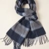 Merino Wool Plaid Scarf